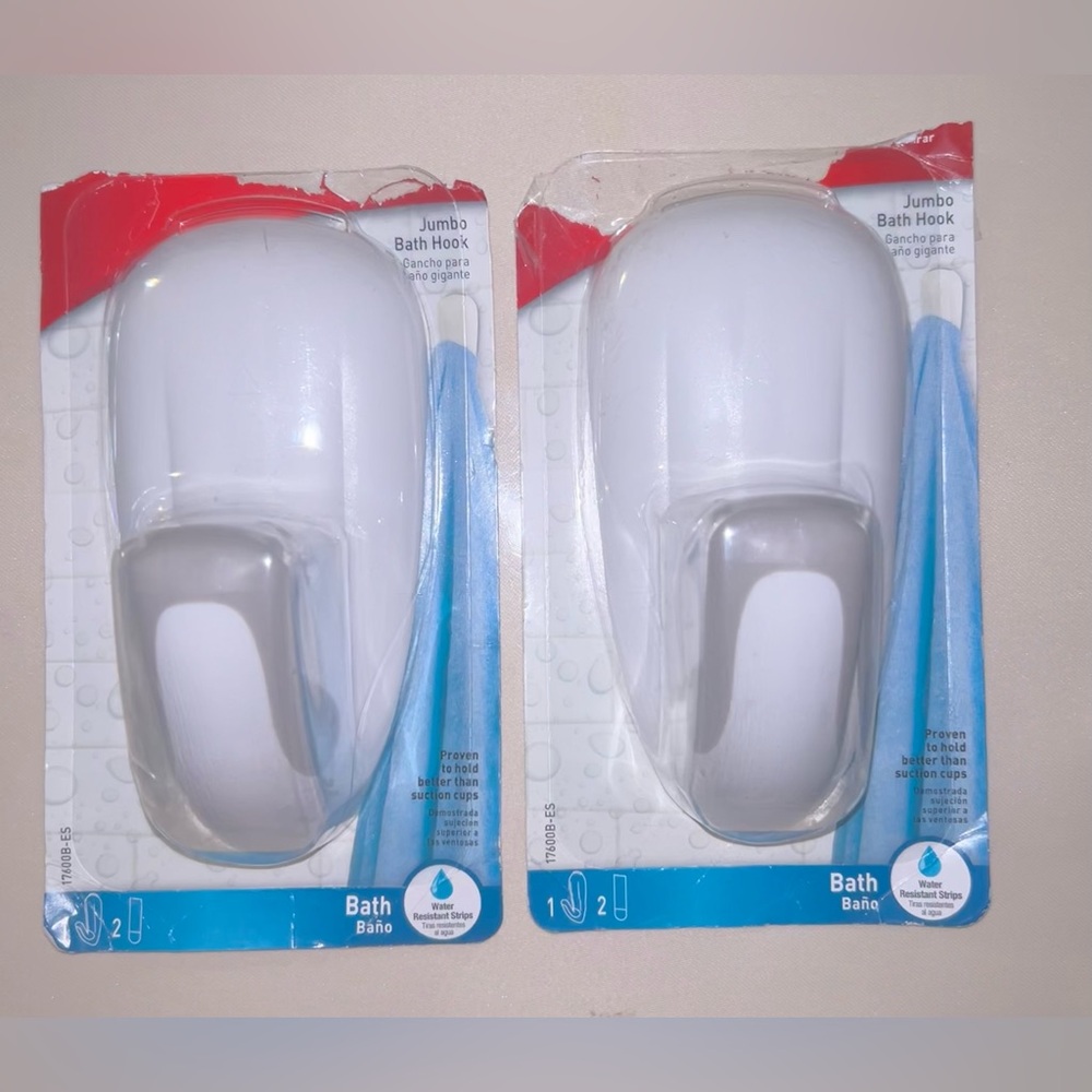 Two Jumbo Bath Hooks